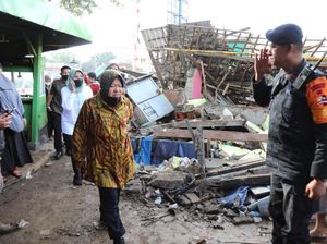 Maksimalkan Pemulihan Cianjur, Kemensos Bangun Palet-Sekolah Darurat