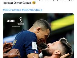 Meme Selebrasi Giroud dan Mbappe yang Membagongkan