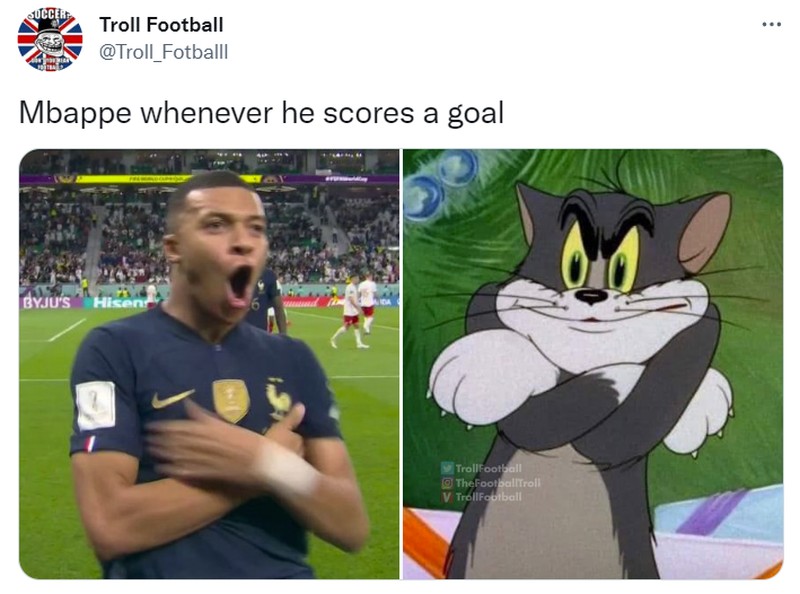 Meme Giroud dan Mbappe Usai Prancis Vs Polandia di Piala Dunia 2022