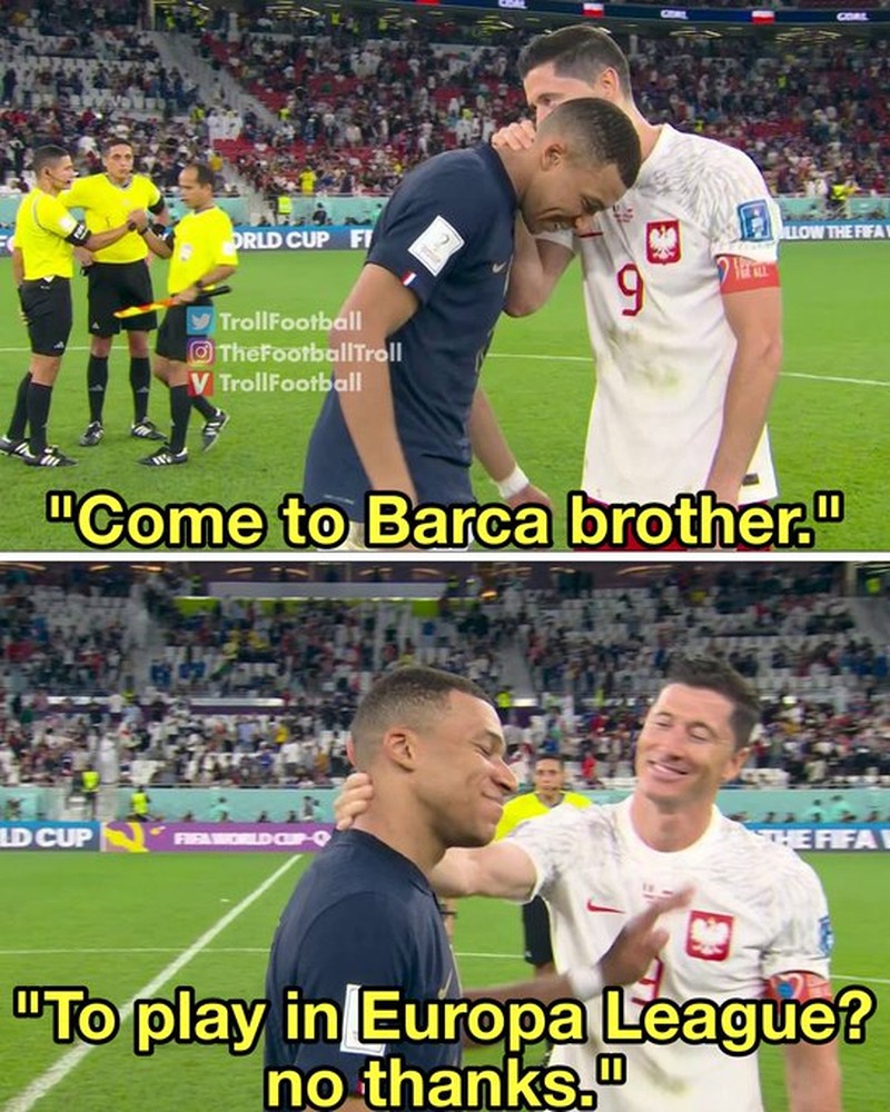 Meme Giroud dan Mbappe Usai Prancis Vs Polandia di Piala Dunia 2022