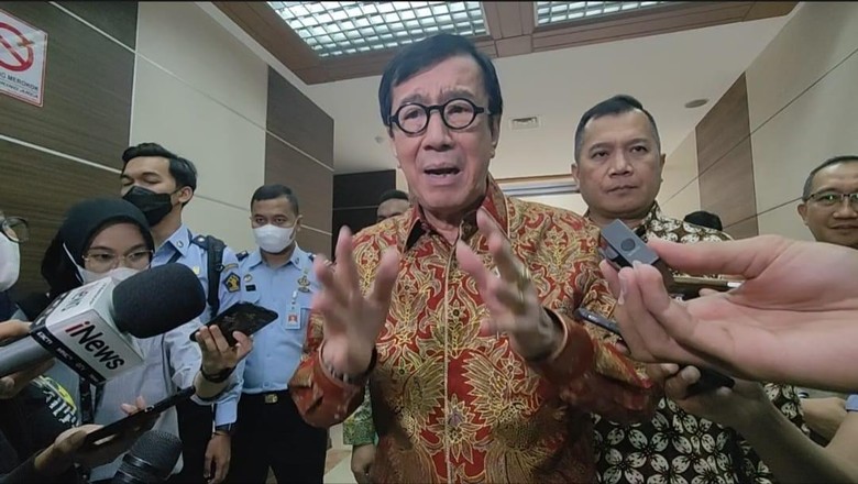 Menteri Hukum dan HAM (Menkumham) Yasonna H Laoly Menteri Hukum dan HAM (Menkumham) Yasonna H Laoly.