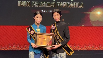 Potret Mischka dan Devon, Ikon Prestasi Pancasila 2022 Termuda