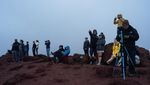 Nggak Ada Takutnya! Letusan Gunung Berapi di Hawaii Malah Jadi Tontonan