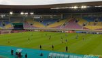 Liga 1 is Back! Potret Madura United Vs PSIS di Stadion Manahan Solo