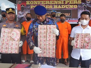 6 Orang Sindikat Pengedar Upal Dibekuk, Beraksi di Warung Kelontong Badung