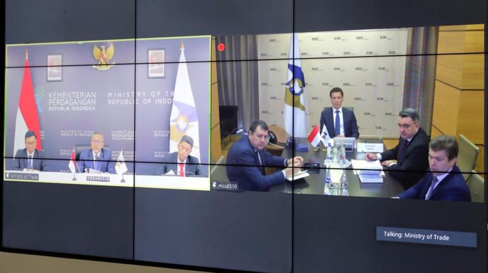 Menteri Perdagangan Zulkifli Hasan (Zulhas) menghadiri Peluncuran Perundingan Perjanjian Perdagangan Bebas Indonesia-Eurasia Economic Union (EAEU).