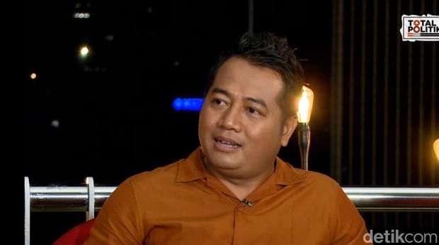 Direktut PPI Adi Prayitno saat menghadiri acara Adu Perspektif