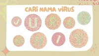 Di antara banyak huruf, ada satu nama virus tersembunyi. Coba tebak yang mana? Foto: Fadilla Namira/detikHealth