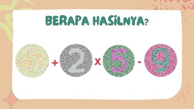 Tes Buta Warna, Seberapa Cepat Bisa Kamu Bisa Jawab?