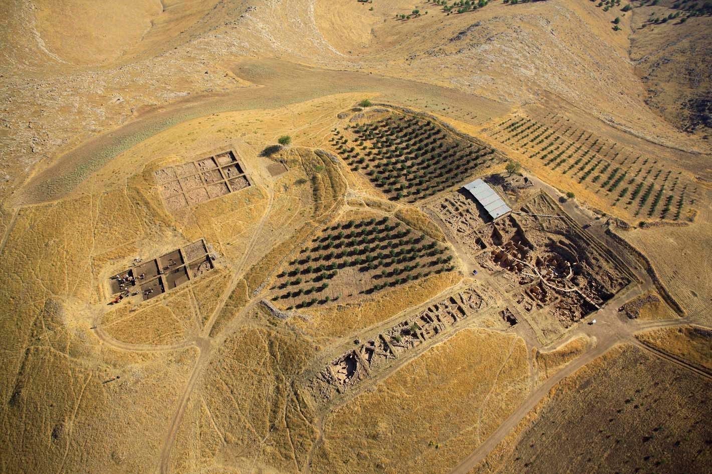 Foto udara Gobekli Tepe pada 2013