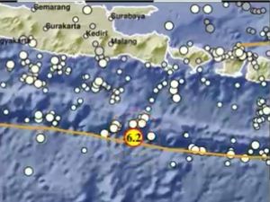 Gempa M 6,2 Jember Disebabkan Patahan Batuan Sesar