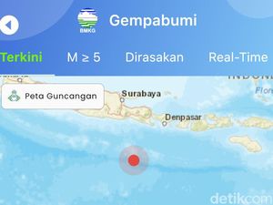 Hampir 1 Jam, Jember Diguncang 6 Gempa