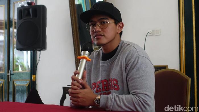 Kaesang Pangarep di Pendopo Royal Ambarrukmo, Sleman, DIY, Selasa (6/12/2022).