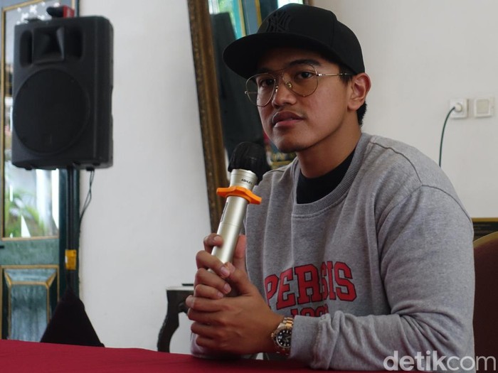 Kaesang Pangarep di Pendopo Royal Ambarrukmo, Sleman, DIY, Selasa (6/12/2022).