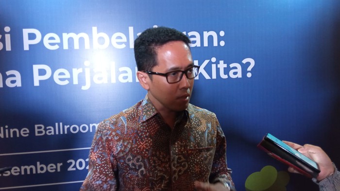 Kepala BSKAP Anindito Aditomo dalam Temu INOVASi 14.