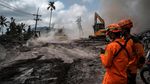 Material Vulkanik Semeru yang Timbun Kajar Kuning Mulai Dibersihkan