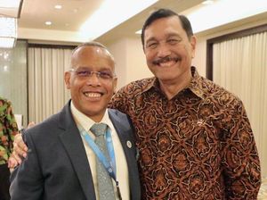 Momen Luhut Bertemu Menhan Madagaskar yang Ternyata Lulusan Seskoad Bandung