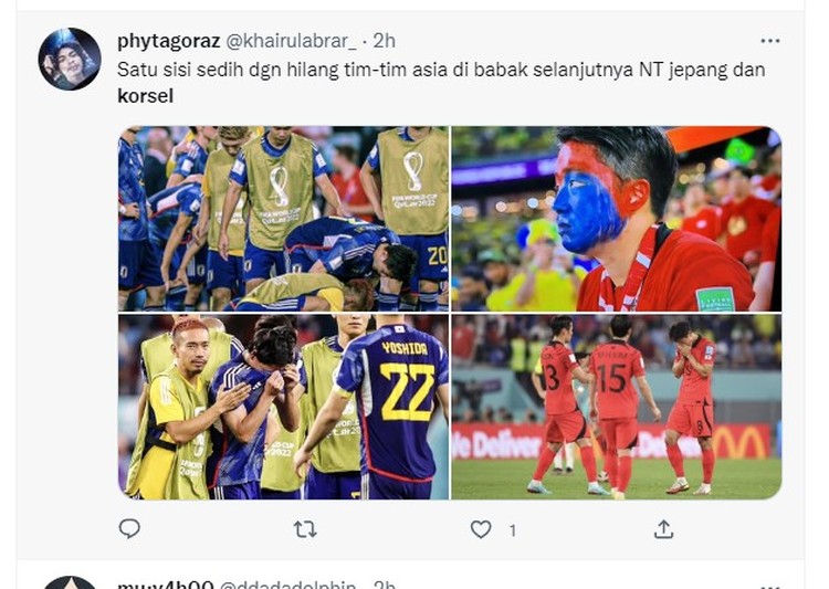 Netizen Salut Perjuangan Jepang dan Korsel