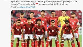 Semoga semangat Korsel dan Jepang menular ke Timnas Indonesia. Foto: Twitter  