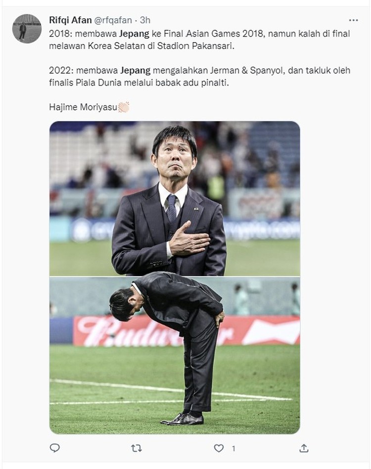 Netizen Salut Perjuangan Jepang dan Korsel Netizen Salut Perjuangan Jepang dan Korsel