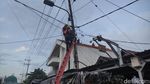 Puting Beliung Porak Porandakan Medaeng dan Bungurasih Sidoarjo