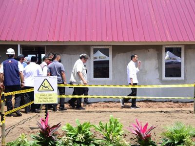 Rupa Rumah Tahan Gempa yang Dicek Jokowi di Cianjur