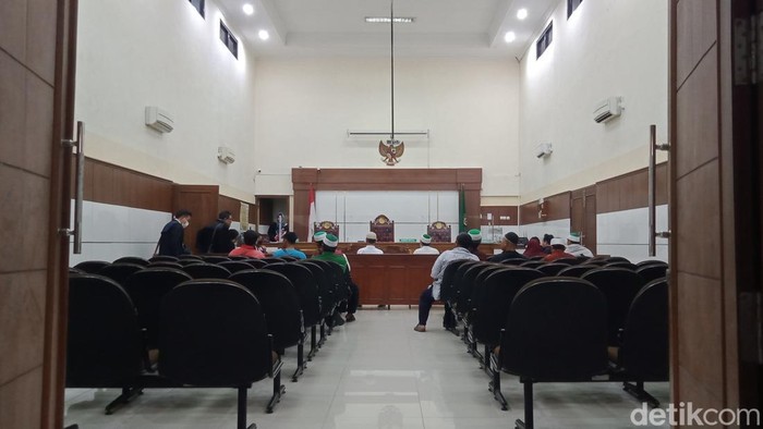 Sidang kelompok Khilafatul Muslimin di PN Klaten, Selasa (6/12/2022).