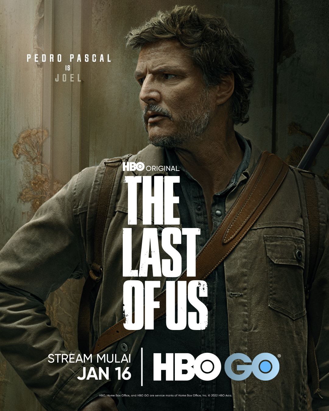 Poster karakter serial HBO The Last of Us.