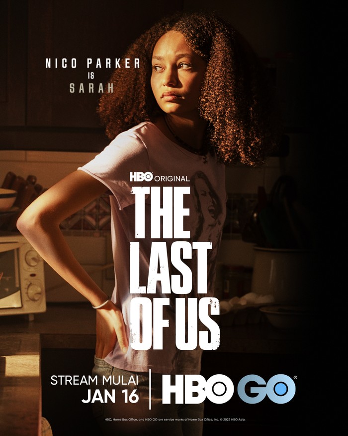 Poster karakter serial terbaru HBO The Last of Us.