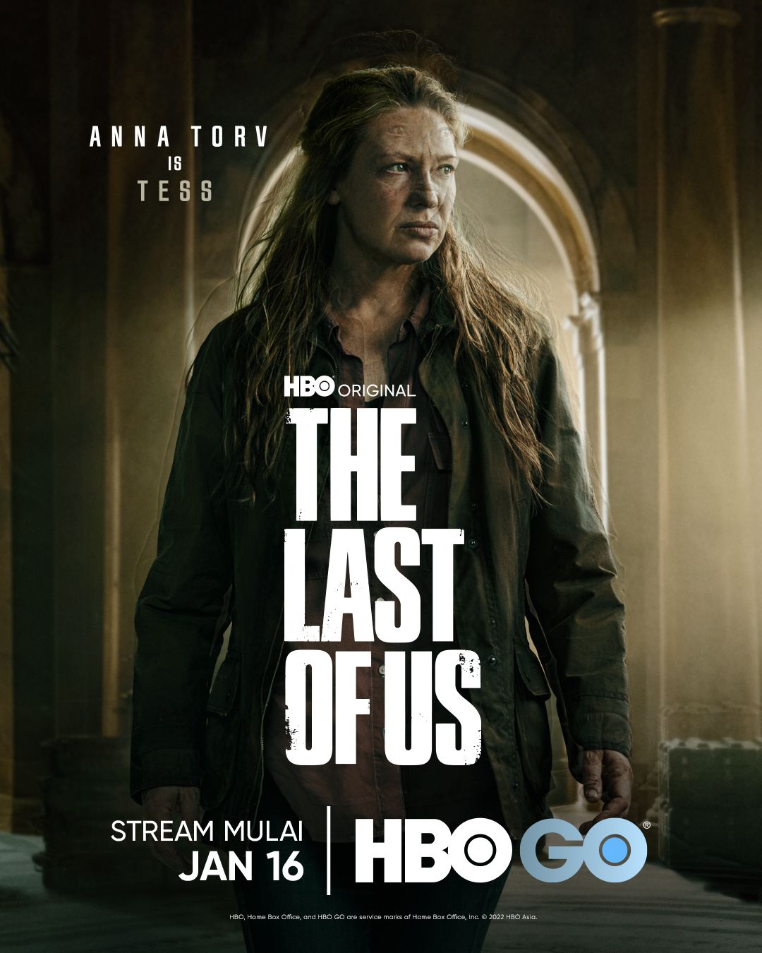 Poster karakter serial terbaru HBO The Last of Us.