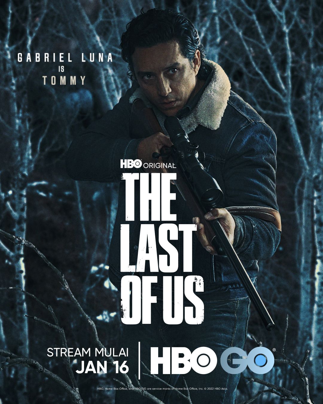 Poster karakter serial terbaru HBO The Last of Us.