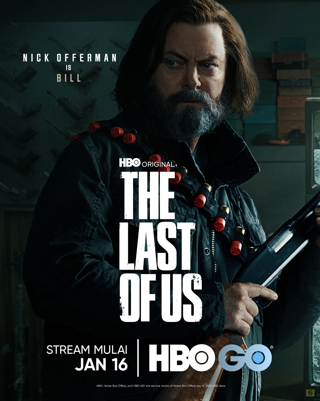 Poster karakter serial terbaru HBO The Last of Us.