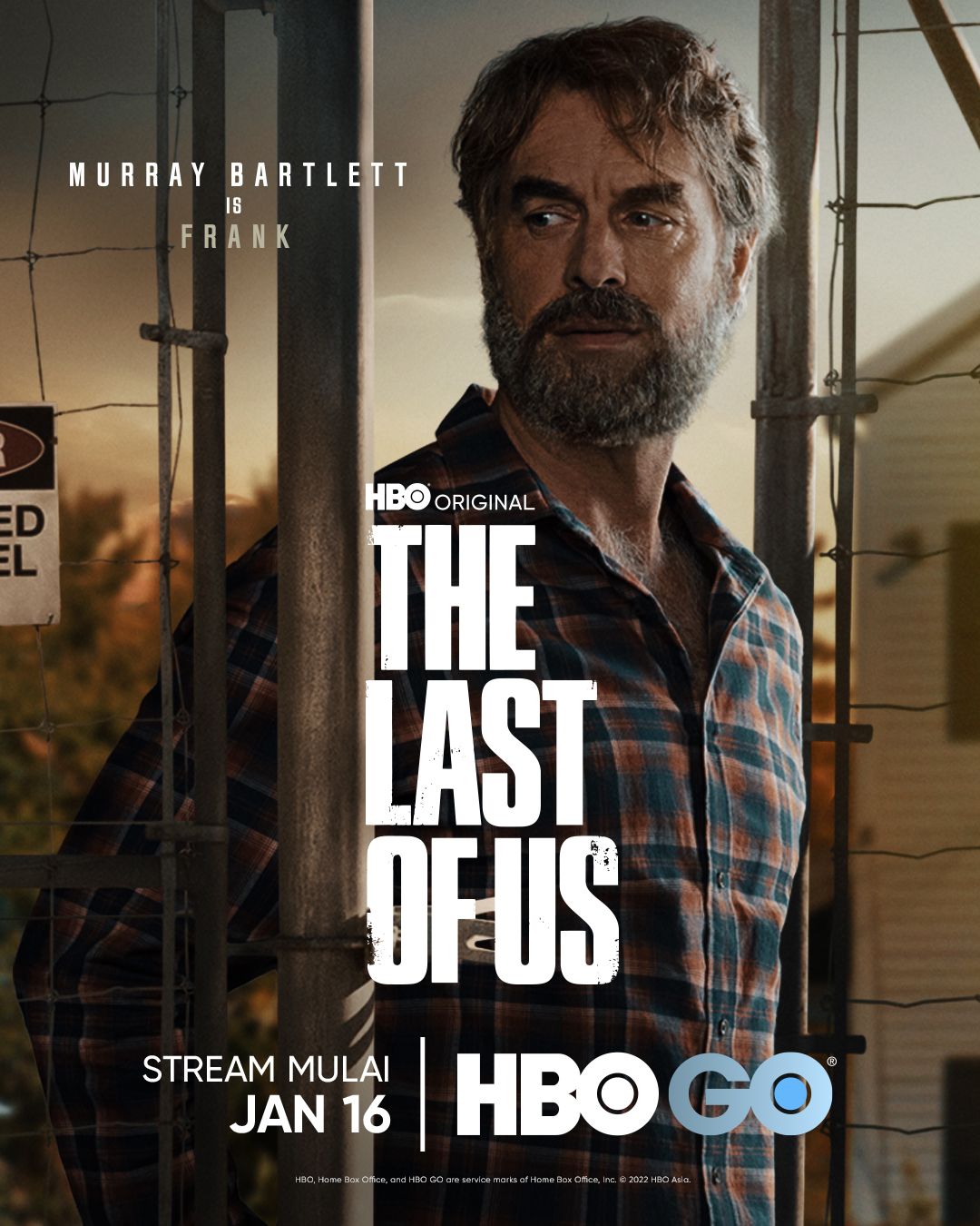 Poster karakter serial terbaru HBO The Last of Us.