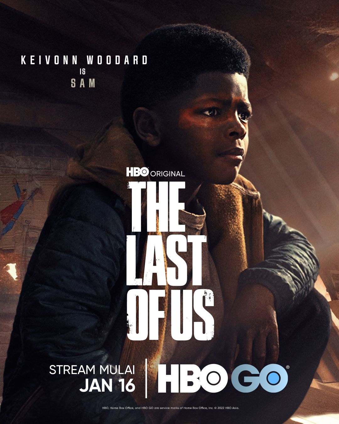 Poster karakter serial terbaru HBO The Last of Us.