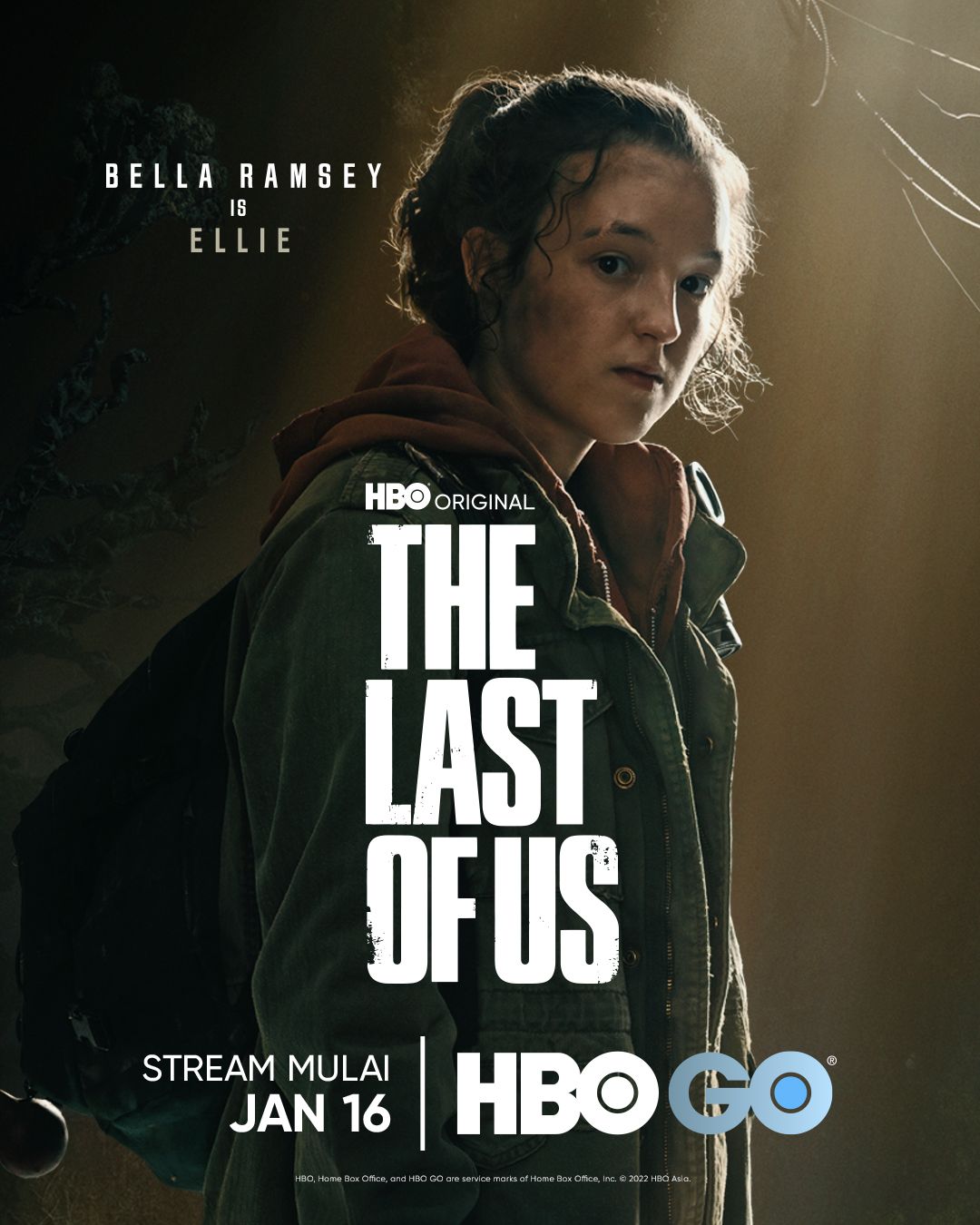 Poster karakter serial terbaru HBO The Last of Us.