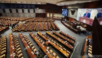 DPR menggelar rapat paripurna pengesahan Rancangan Kitab Undang-Undang Hukum Pidana (RKUHP) di Nusantara II, Kompleks Parlemen, Senayan, Jakarta, Selasa (6/12/2022).