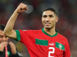 Selanjutnya ada rekan Mbappe di PSG, Achraf Hakimi, yang mengumpulkan 4.396 menit permainan buat klub dan Timnas Maroko. (Foto: Khalil Bashar/Jam Media/Getty Images)