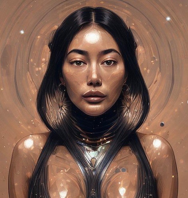 Kalau yang satu ini AI Avatar milik Ratu Felisha. Dalam AI Avatar tersebut Ratu Felisha jadi terlihat lebih eksotis dengan kulit tan. Penampilannya itu pun tak kalah seksi dan menawan. Foto: Instagram