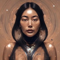 Kalau yang satu ini AI Avatar milik Ratu Felisha. Dalam AI Avatar tersebut Ratu Felisha jadi terlihat lebih eksotis dengan kulit tan. Penampilannya itu pun tak kalah seksi dan menawan. Foto: Instagram