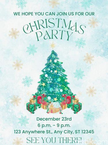 Contoh undangan Natal