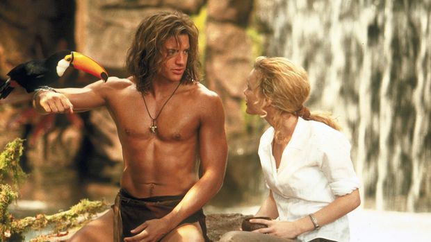 Cuplikan adegan di film George of the Jungle (1997).
