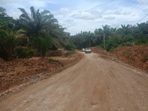Jalan Lintas di Indragiri Hulu Tak Lagi Rusak Parah