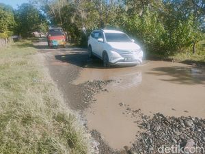 Potret Jalan Rusak Parah di Wajo yang Bikin Warga Tagih Janji Gubernur Sulsel
