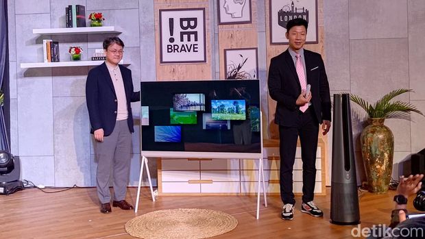 LG OLED Pose