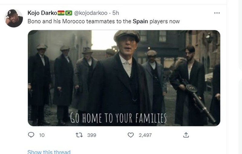 Meme Kocak Spanyol Maroko