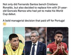 Netizen Debat Ronaldo di Bangku Cadangan Marah atau Tidak?