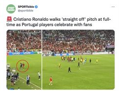 Netizen Debat Ronaldo di Bangku Cadangan Marah atau Tidak?