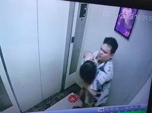 Pria Siksa Balita Grace Hingga Tewas Terekam CCTV, Korban Terkulai