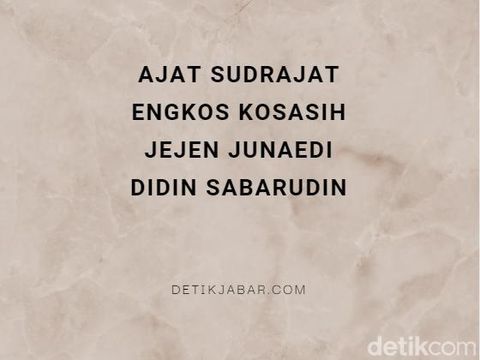 Nama laki-laki asal Sunda