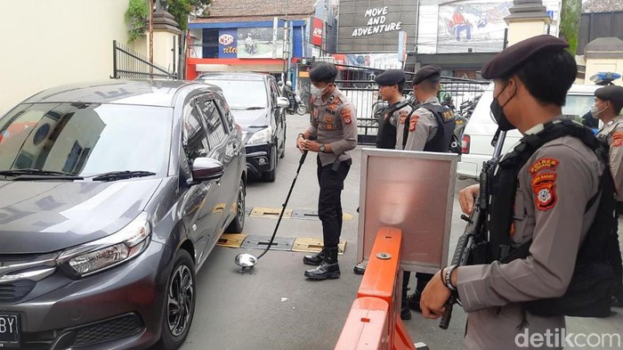 Pengamanan di Polres Cimahi